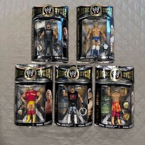 (5) WWE Jakks Pacific Hulk Hogan figures